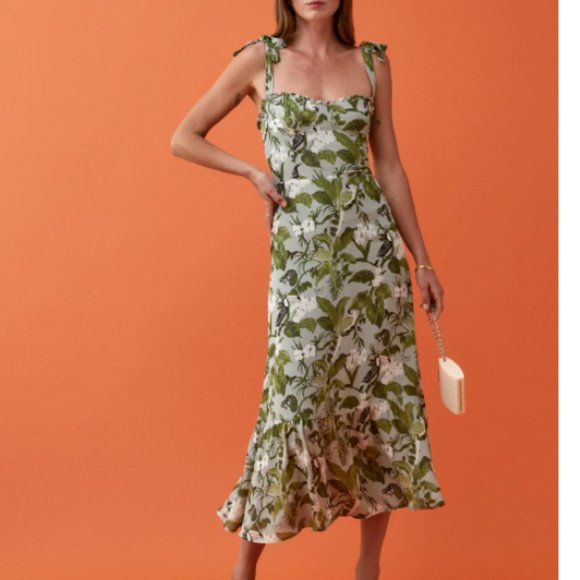 Reformation Dresses & Skirts - Reformation Nikita Dress Tropical Size 8 (Worn 1x)